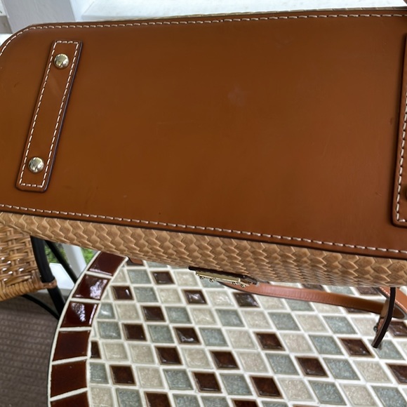 Dooney & Bourke Woven Embossed Leather - Picture 6 of 7
